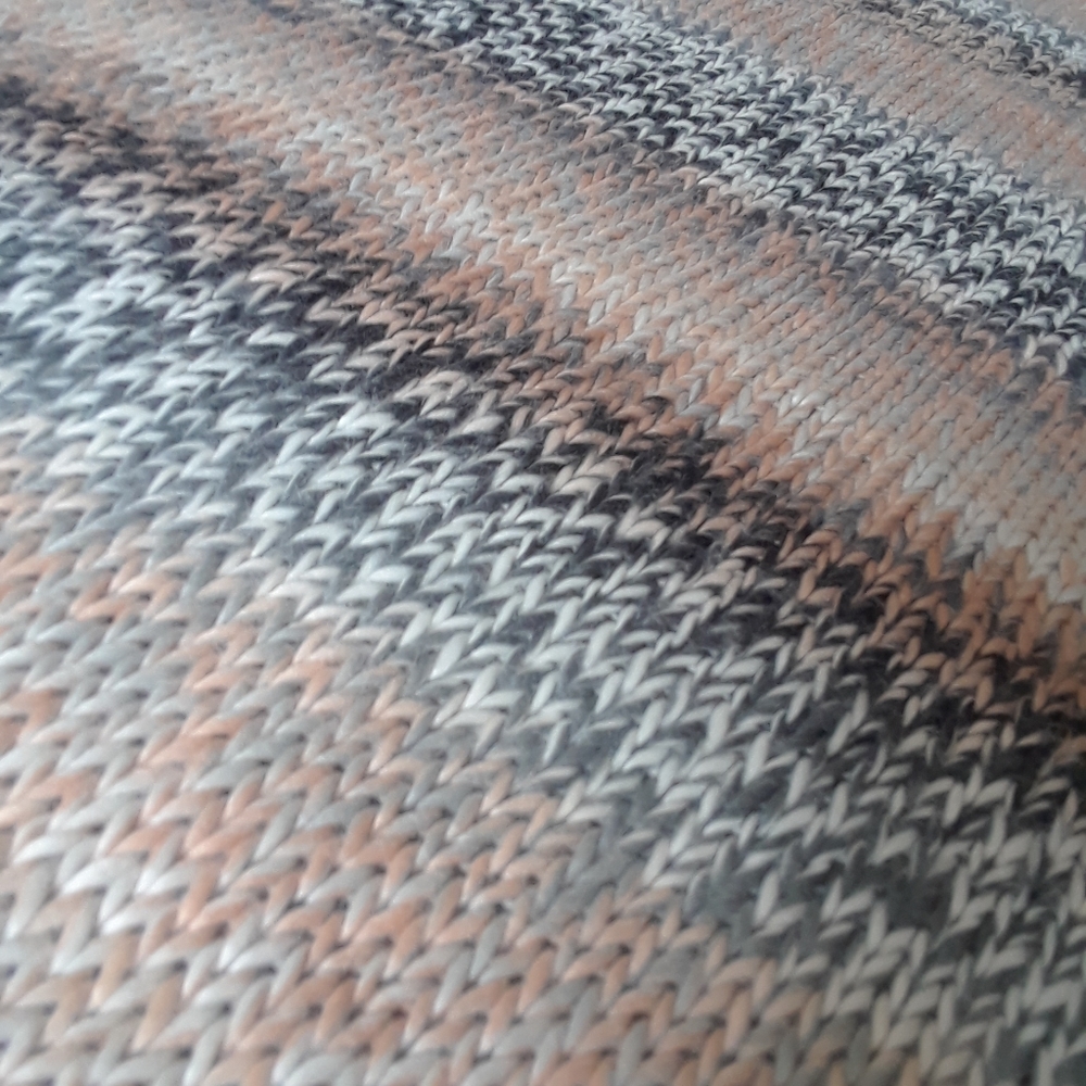 Garage. Cowl Neck Scarf. Greys & Pinks - Picture 8 of 16